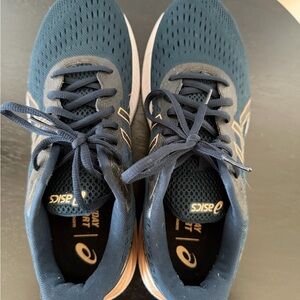 Asics Dark Blue Athletic Sneakers